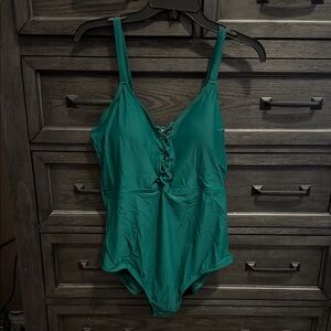 Torrid Green One-Piece Swimsuit